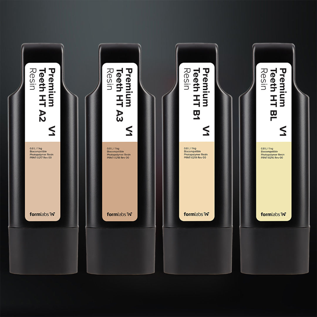 Formlabs - Form 4 Premium Teeth HT A2 Resin 1kg