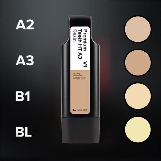 Formlabs - Form 4 Premium Teeth HT A3 Resin 1kg