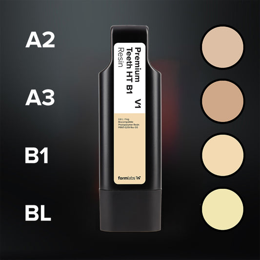 Formlabs - Form 4 Premium Teeth HT B1 Resin 1kg