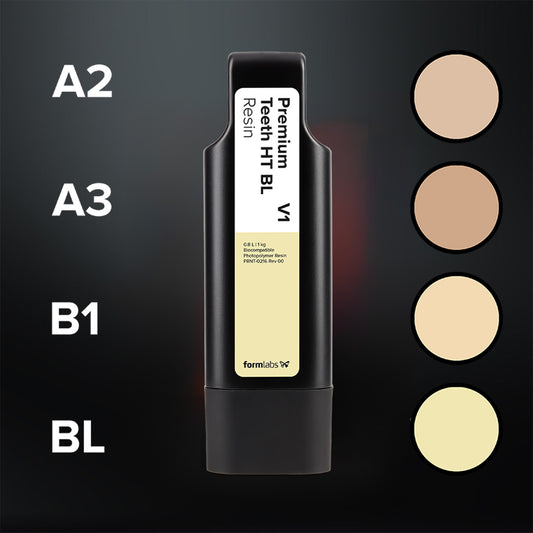 Formlabs - Form 4 Premium Teeth HT Bleach Resin 1kg